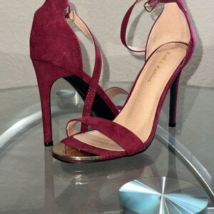 Elegant Burgundy Heels